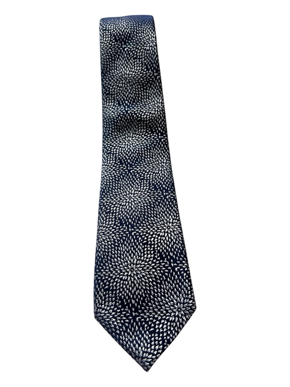 Charles Tyrwhitt Navy Blue Floral Burst Patterned Men's Tie